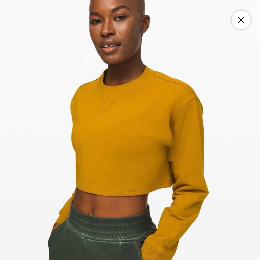 Lululemon Athletica Golden Crop Top